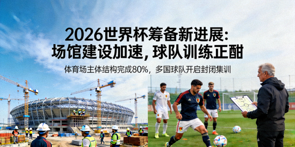 2026年世界杯足球赛最新筹备情况新闻图片 - 世界杯场馆建设与球队训练场景